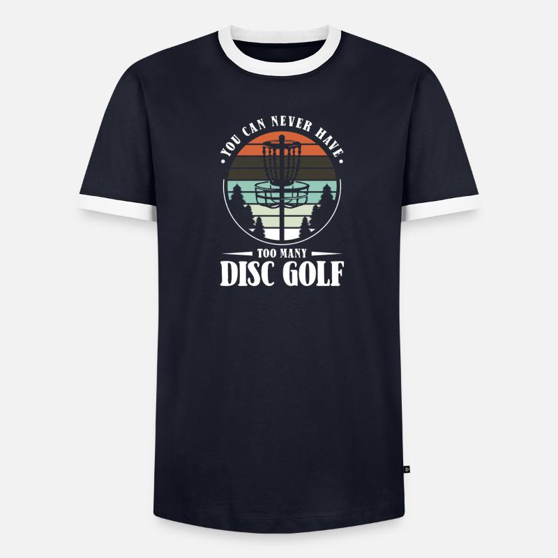 Disc Golf Geschenke Discgolf - Männer Kontrast-T-Shirt - undefined