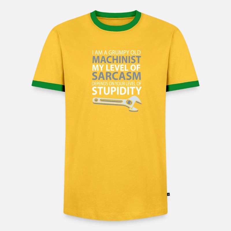Locksmith Mechanic Mechanical Engineering CNC - Men's Ringer Shirt - undefined