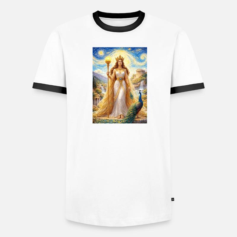 Hera Starry Night  Männer Kontrast-T-Shirt