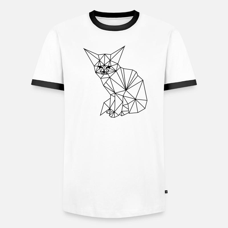 Wüstenfuchs Männer Kontrast-T-Shirt