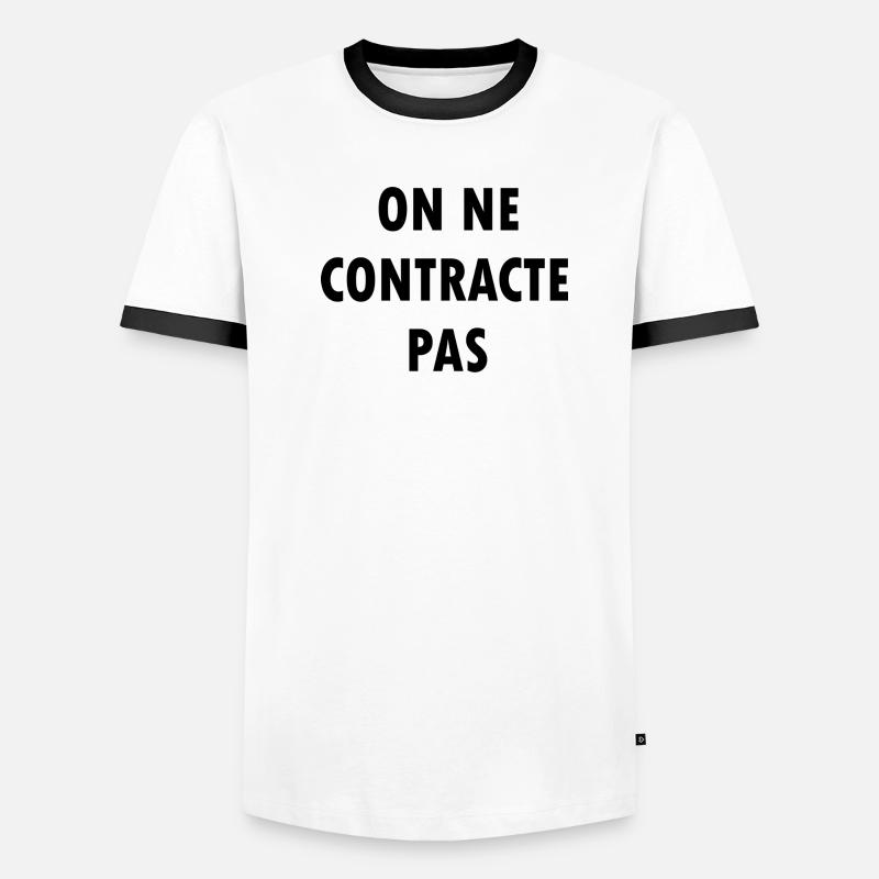 On ne contracte pas T-shirt contrasté Homme