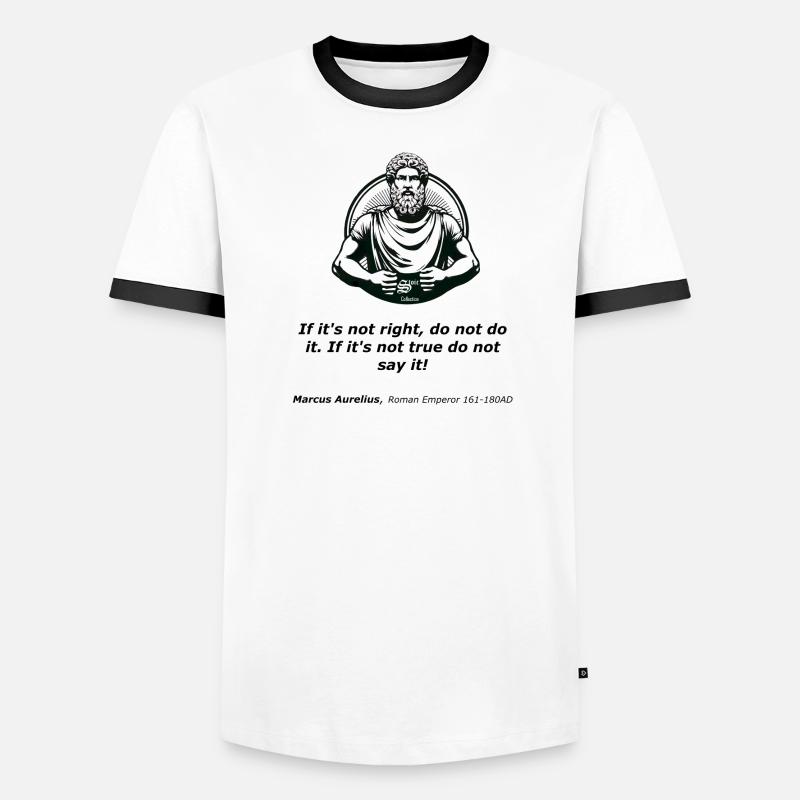 Ancient Wisdom-Integrity Men's Ringer Shirt