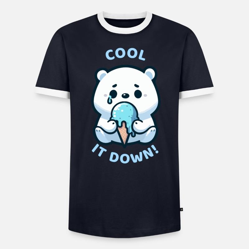 ABKÜHLEN Männer Kontrast-T-Shirt