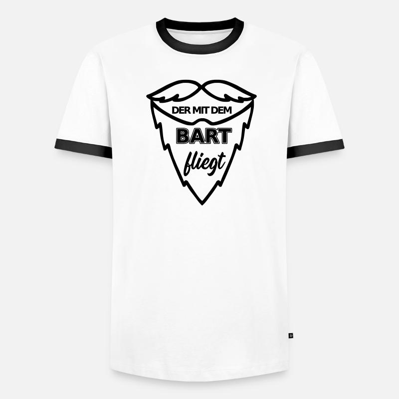 bartfliegt Männer Kontrast-T-Shirt