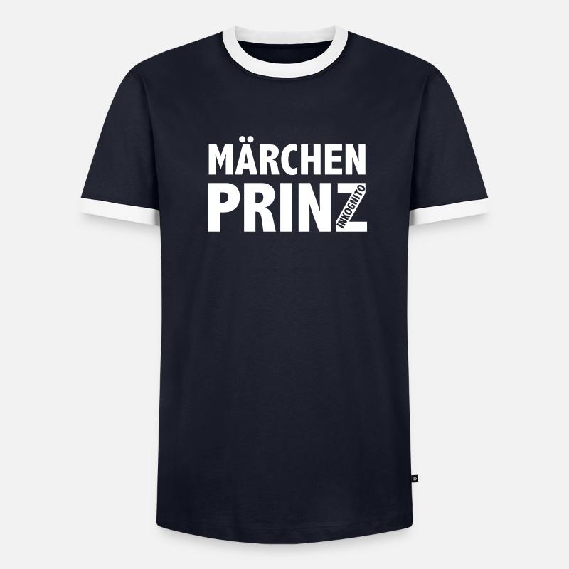 Märchenprinz Inkognito Männer Kontrast-T-Shirt