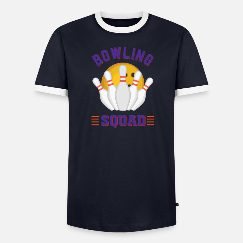 Équipe de bowling T-shirt contrasté Homme