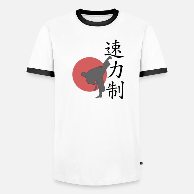 Vitesse Power Control BLANC Backg T-shirt contrasté Homme