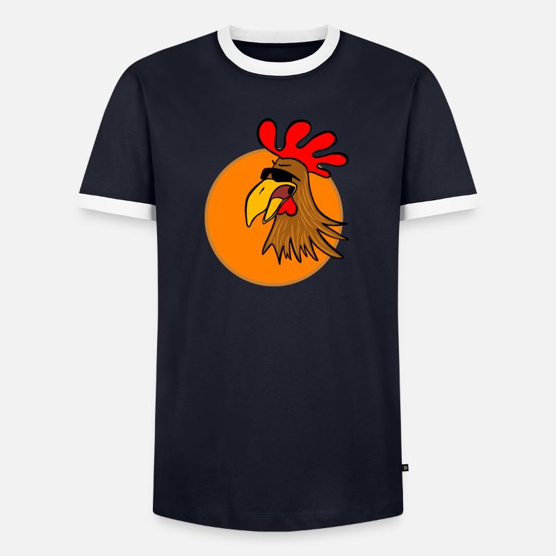 Coq Cool Boss T-shirt contrasté Homme