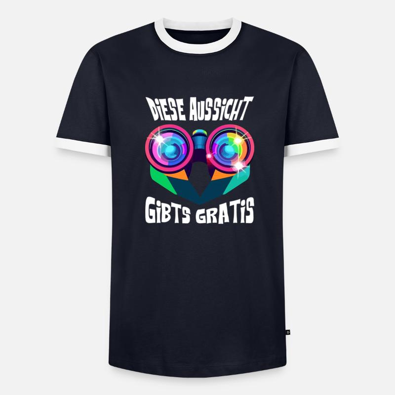 This view is free ! - Men's Ringer Shirt - undefined