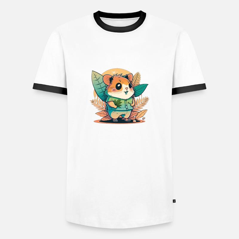 Cool Hamster 2 Männer Kontrast-T-Shirt