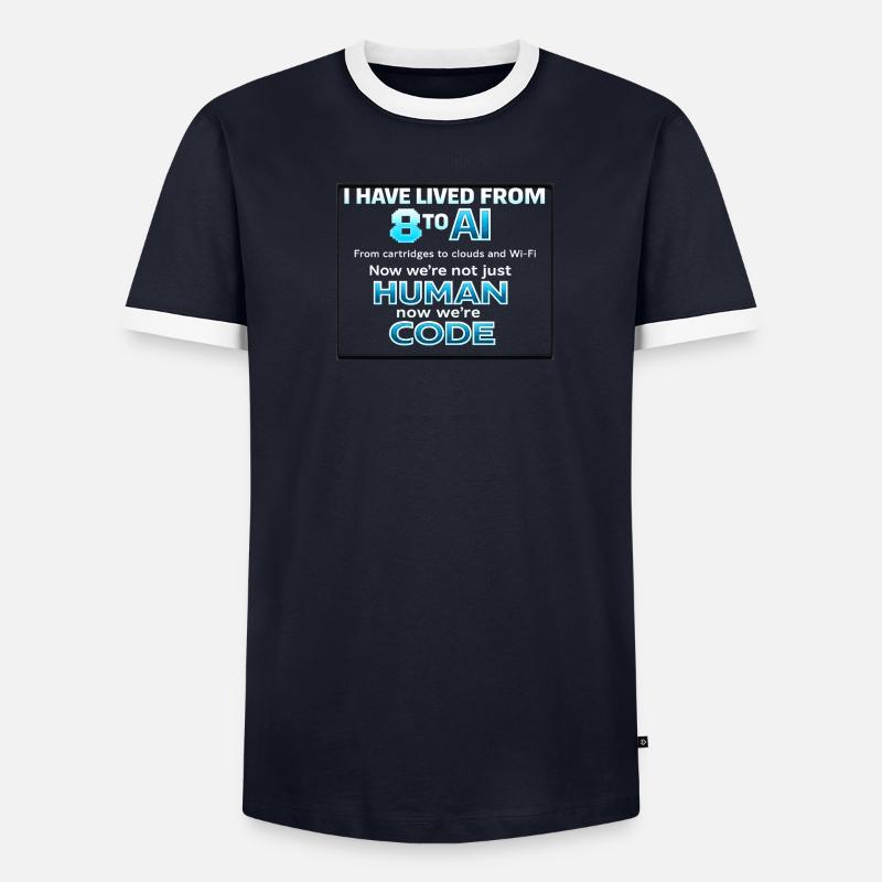 From human to code Men's Ringer Shirt