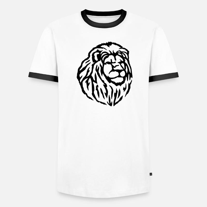 Löwe T-shirt contrasté Homme