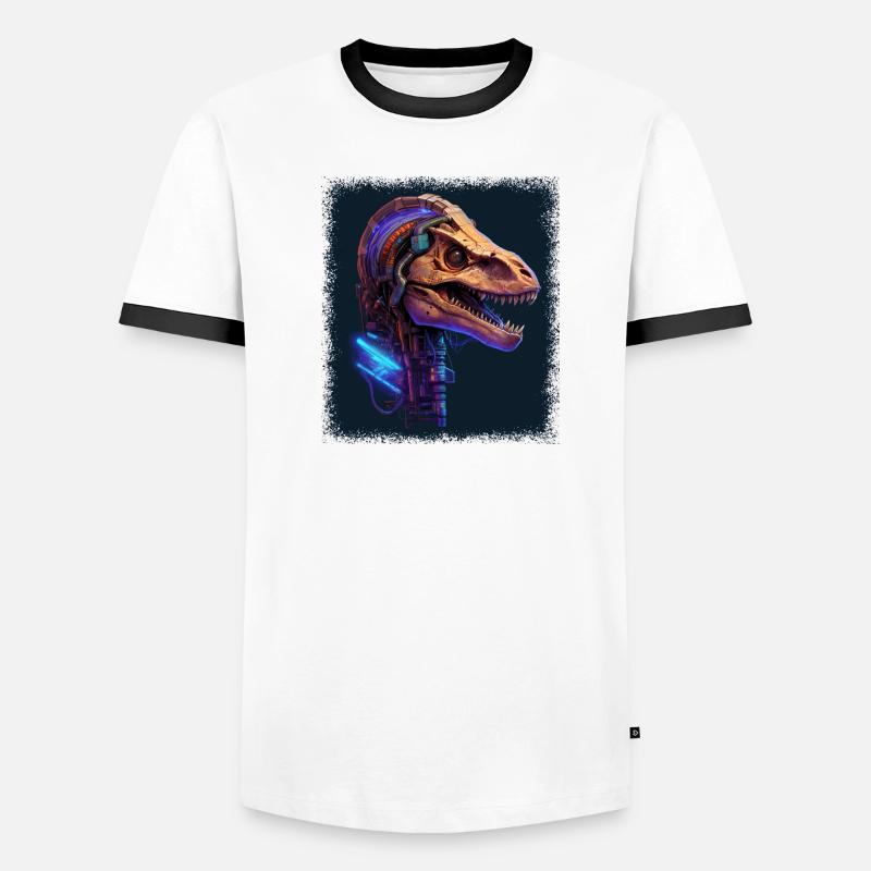 awesome present idea happy brachiosaurus Men's Ringer Shirt