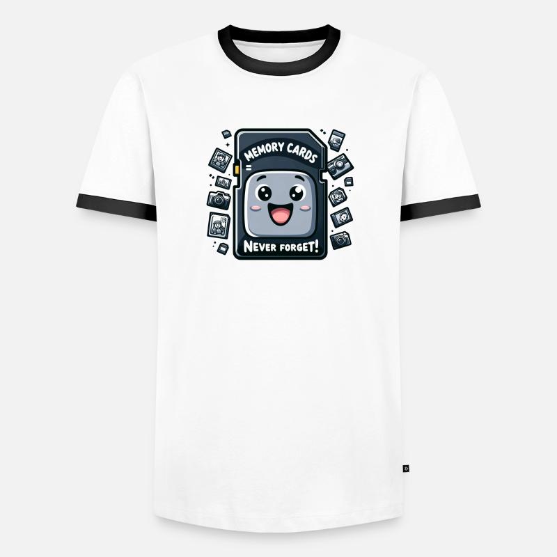 Memory Cards never Forget Men's Ringer Shirt