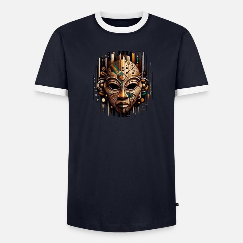 Anatere Männer Kontrast-T-Shirt