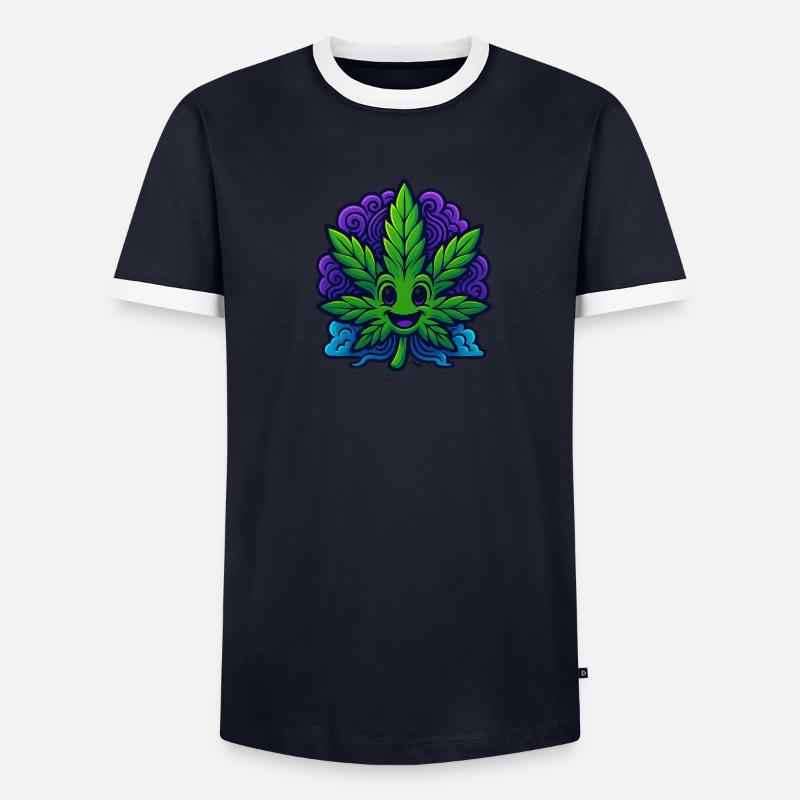 Canabliss Männer Kontrast-T-Shirt