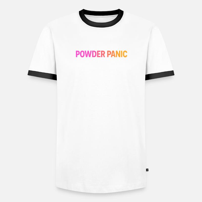 Powder Panic Männer Kontrast-T-Shirt