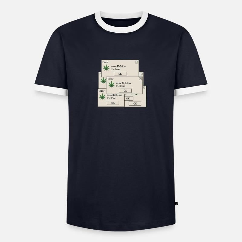 THC 420 T-shirt contrasté Homme