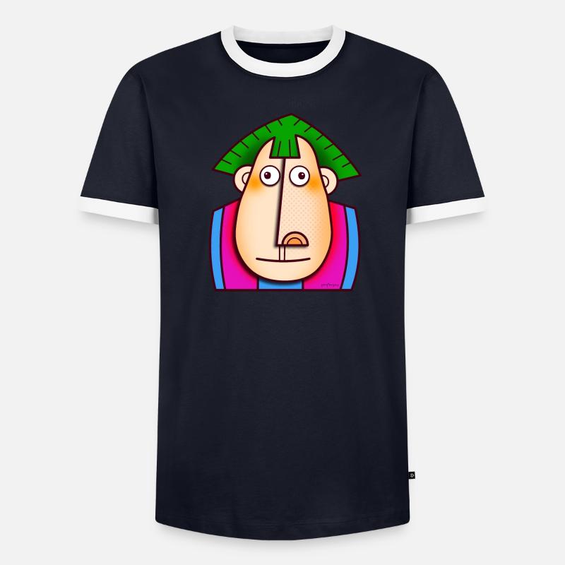 The monkey priest Men's Ringer Shirt