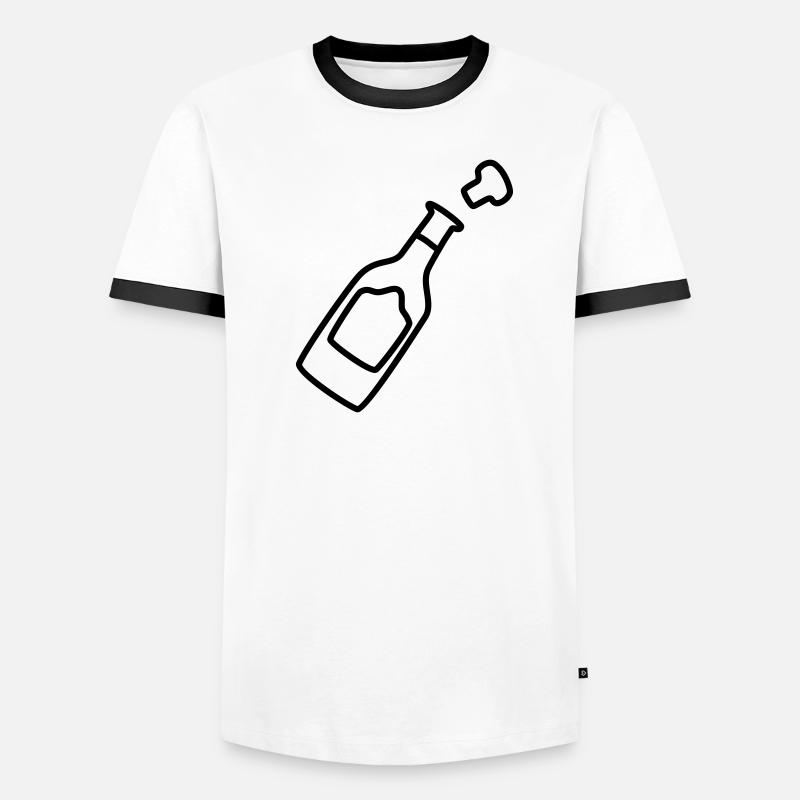 bottle with cork 1 Men's Ringer Shirt