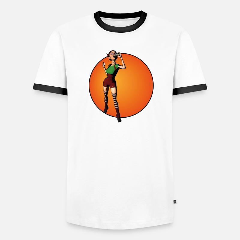 Die Soße Männer Kontrast-T-Shirt
