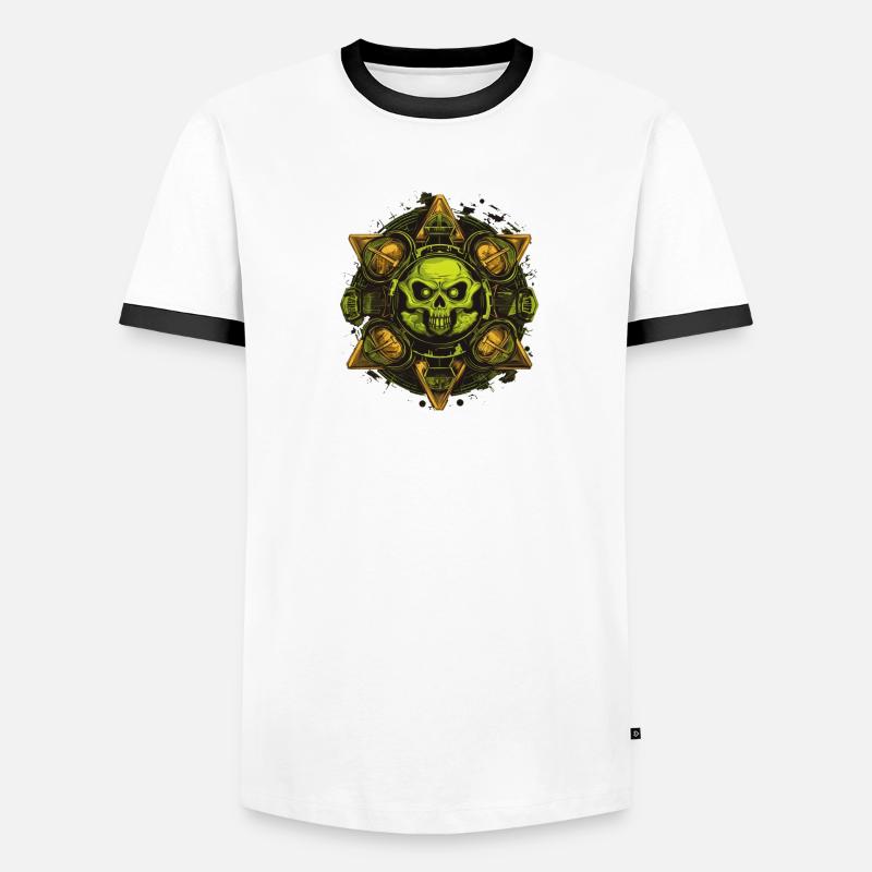 Tschernobyl-Atom 10 Männer Kontrast-T-Shirt