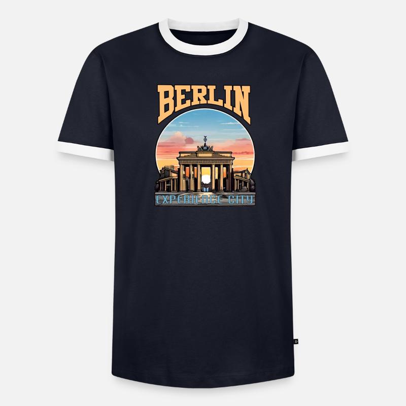 Berlin Experience City T-shirt contrasté Homme