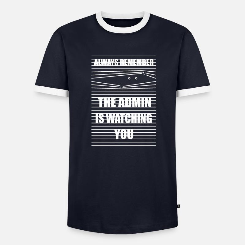 Administrator Admin IT EDV Computer PC Netzwerk - Männer Kontrast-T-Shirt - undefined