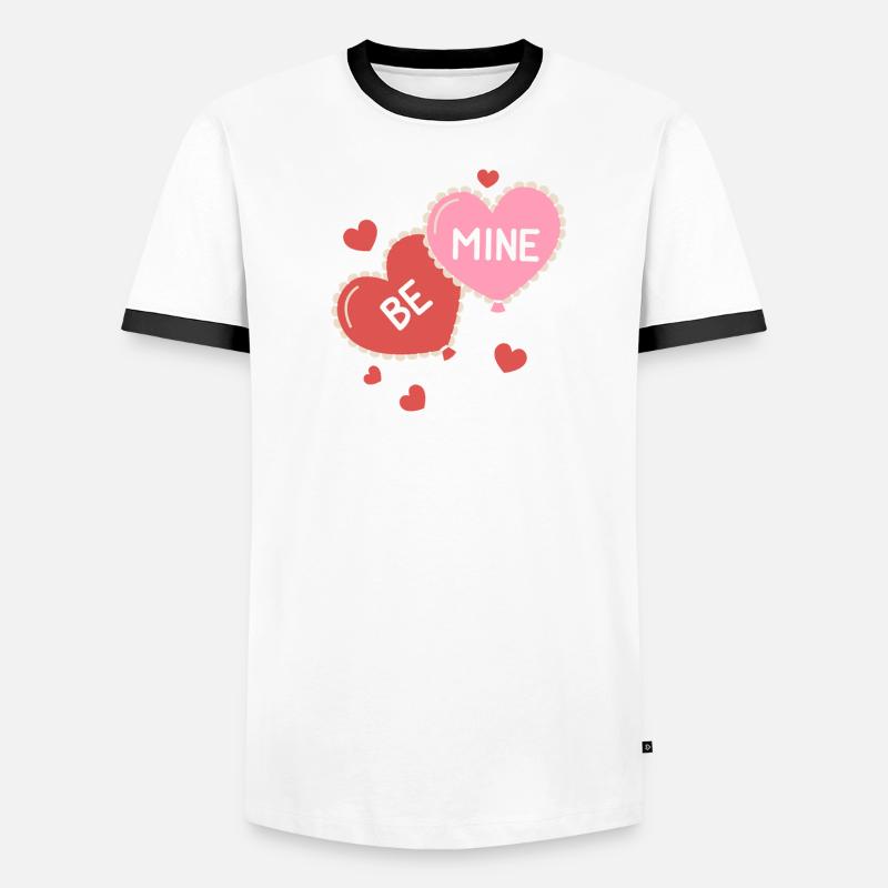 Be Mine - message d'amour T-shirt contrasté Homme