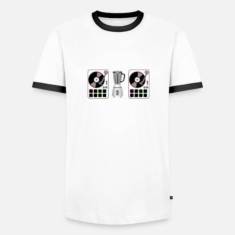 DJ controller with mixer Men's Ringer Shirt