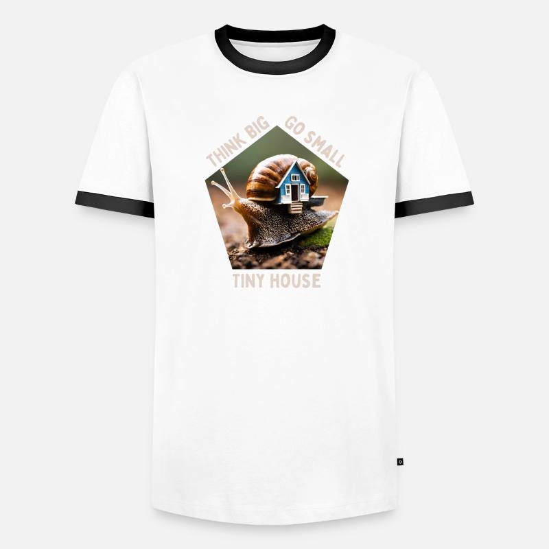Tiny House T-shirt contrasté Homme