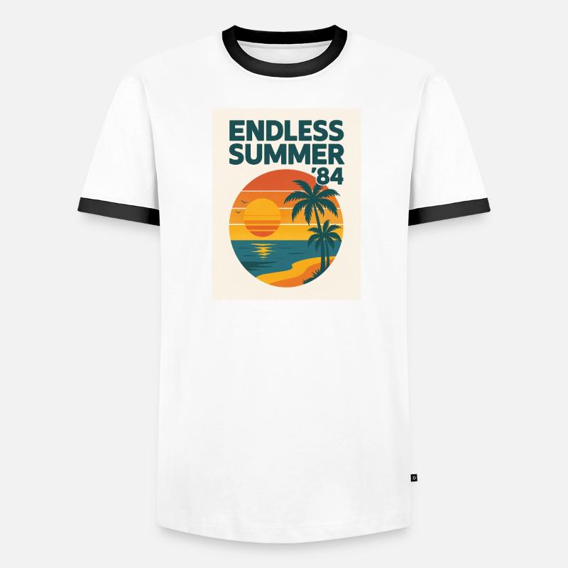 Endless Summer '84 Männer Kontrast-T-Shirt