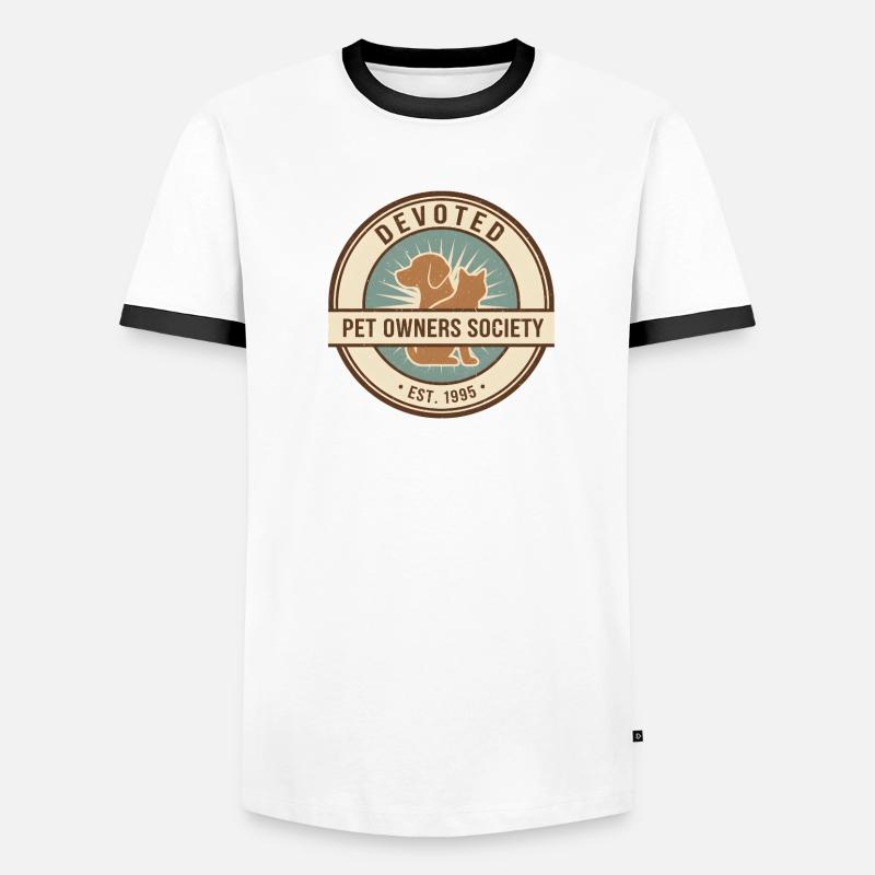 Devoted pet owner Men's Ringer Shirt