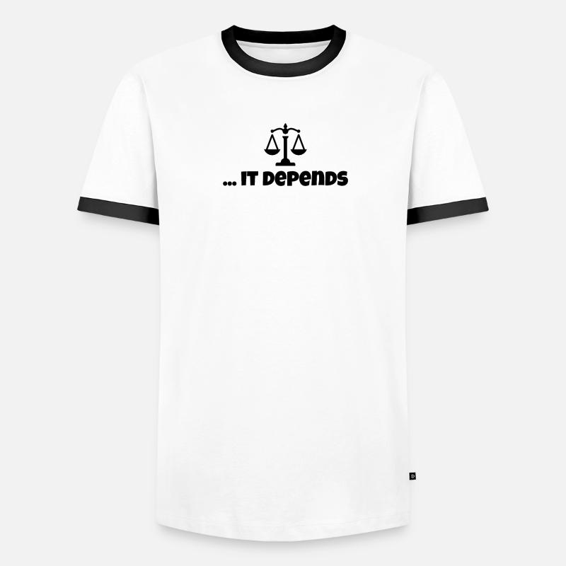 ... ça dépend T-shirt contrasté Homme