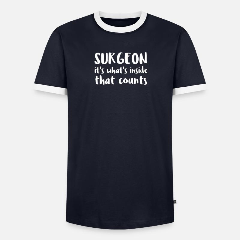 Chirurgien c'est ce qu'il y a dedans qui compte T-shirt contrasté Homme