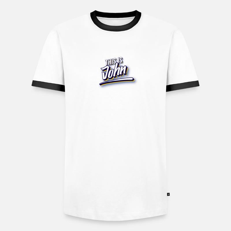C'est John T-shirt contrasté Homme