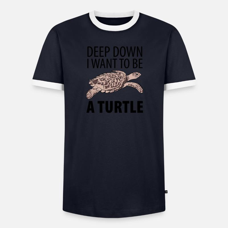 Turtle turtle - Men's Ringer Shirt - undefined