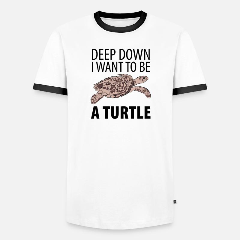 Turtle turtle Men's Ringer Shirt