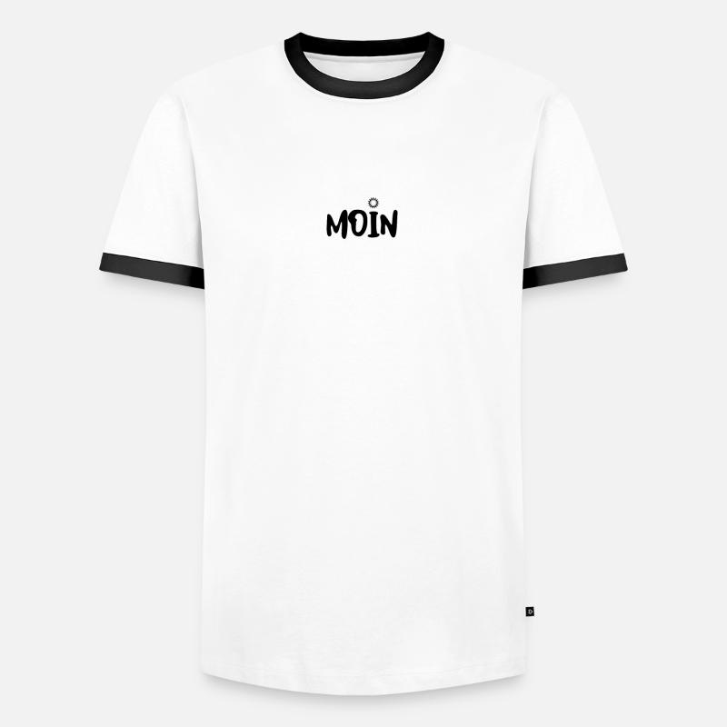 Ein neuer Hingucker als Print Sag einfach mal MOIN Männer Kontrast-T-Shirt