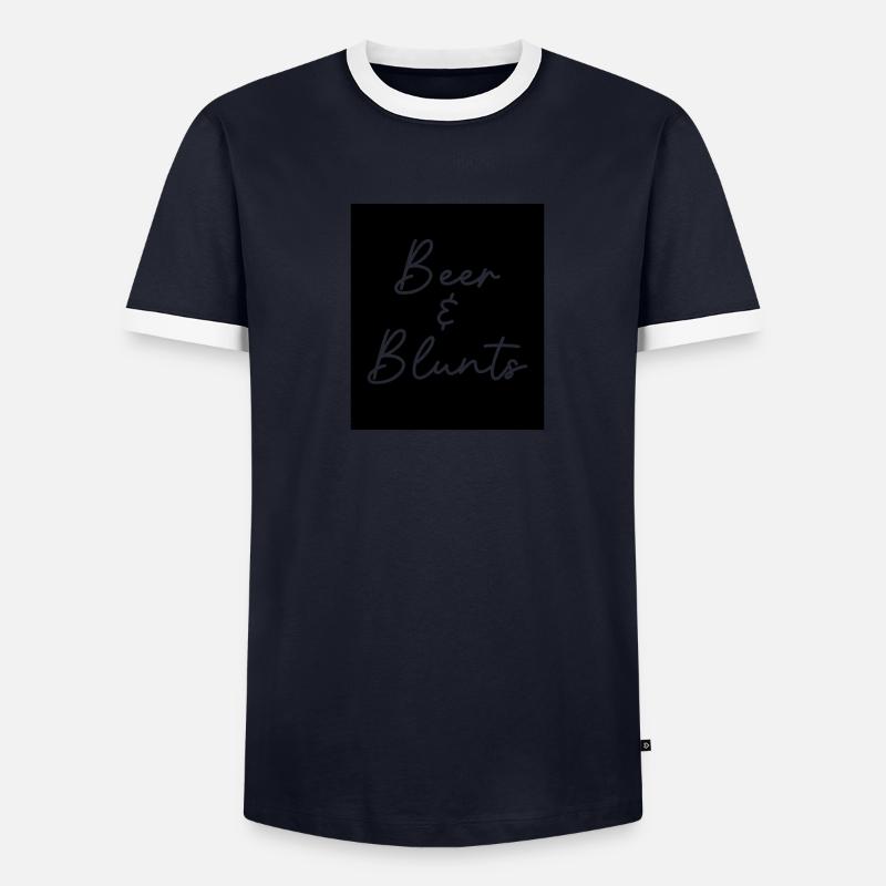 Blunts de bière T-shirt contrasté Homme