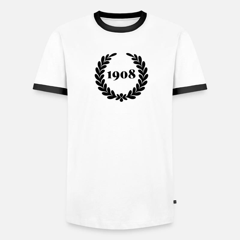 Lustiger Geburtstag seit 1908 Männer Kontrast-T-Shirt