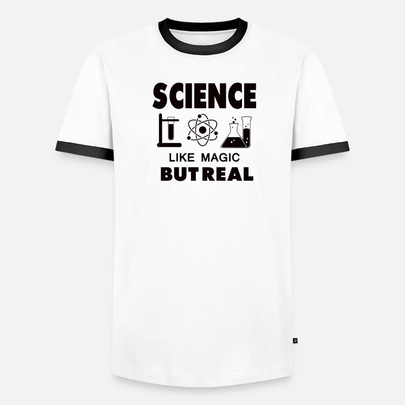 Drôle de dire Scientifique Bachelor Master T-shirt contrasté Homme