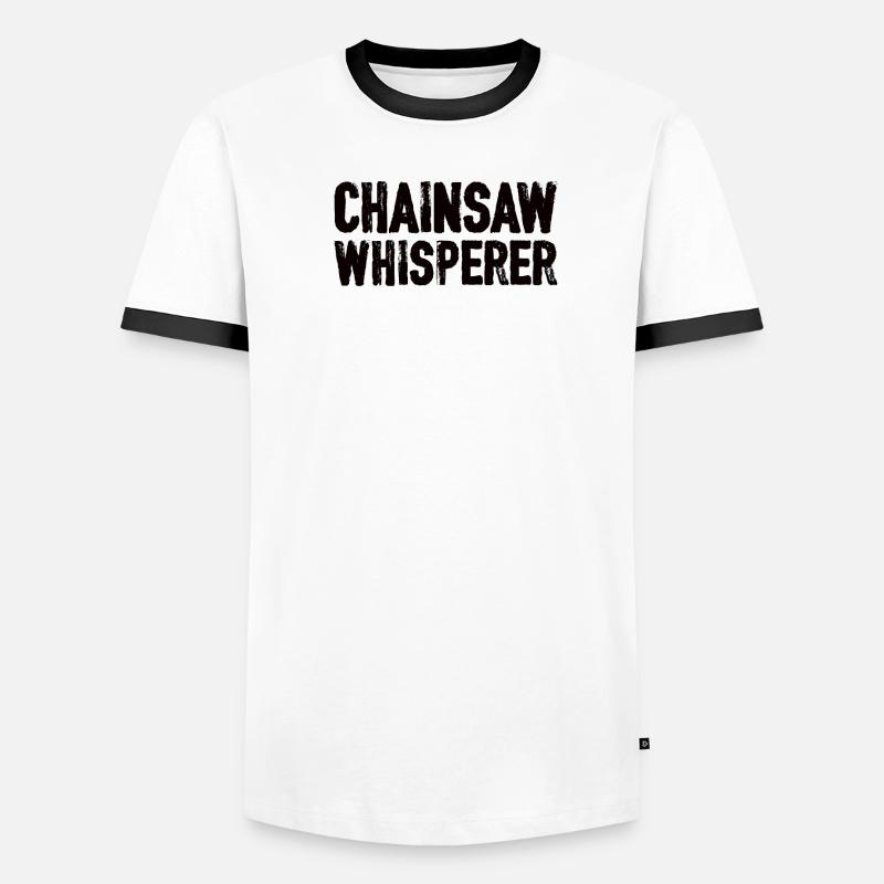 Tronçonneuse à bois Bûcheron Menuisier Escalade T-shirt contrasté Homme