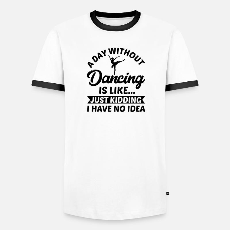 Dancer Ballerina Dance Ballet Gift Dance Class Men's Ringer Shirt