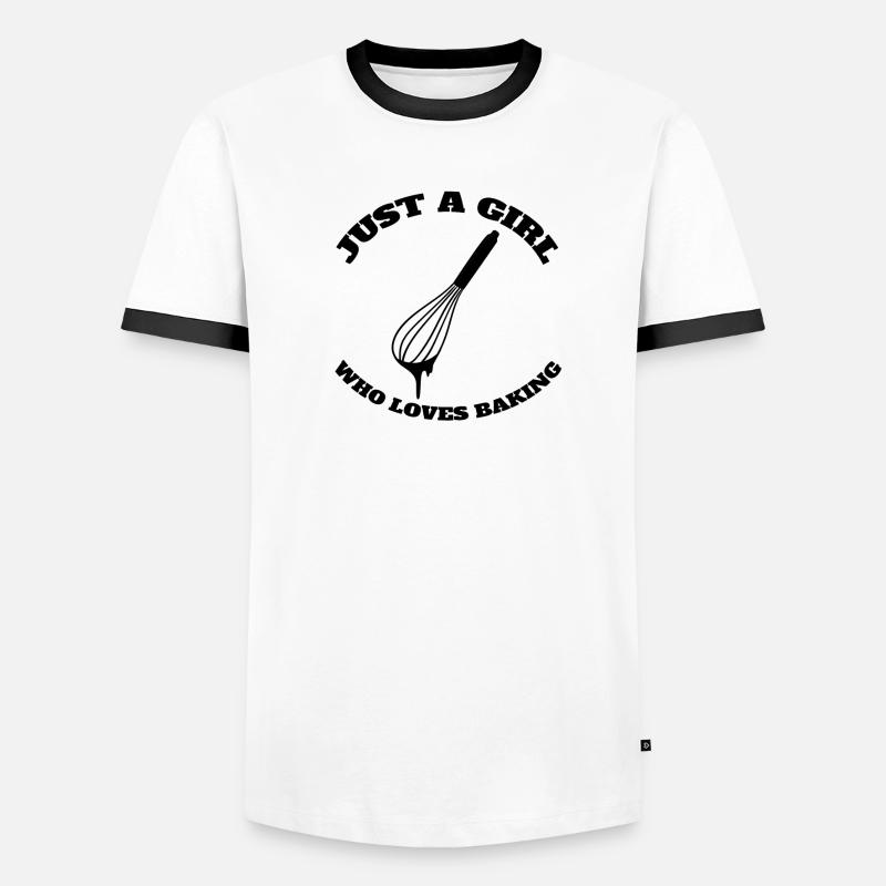 Baker Mrs. Pastry Chef Baking Pastry Shop Bakery Men's Ringer Shirt