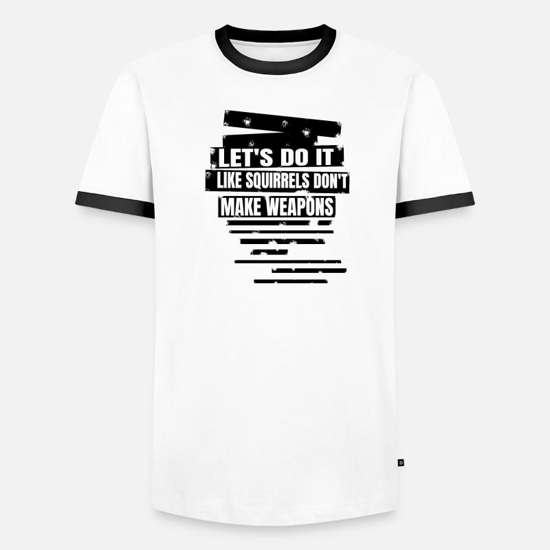 gift present present idea birthday present idea Men's Ringer Shirt
