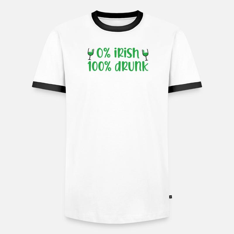 Fête de la Saint-Patrick T-shirt contrasté Homme