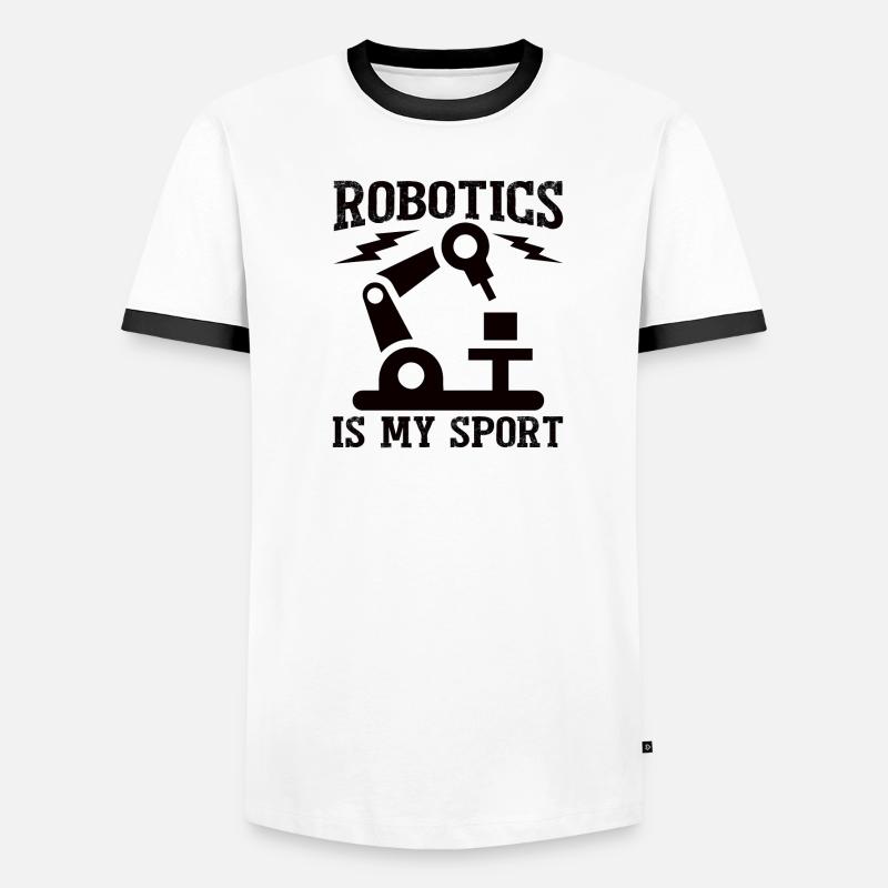 Programmeur de robots Technicien en automatisation T-shirt contrasté Homme