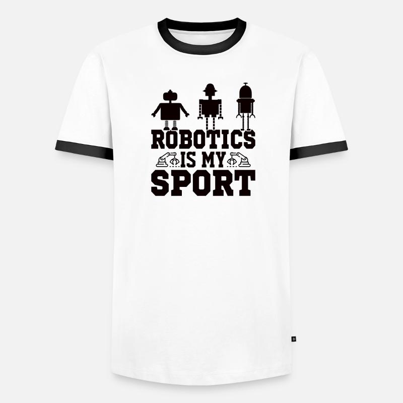 Programmeur de robots Technicien en automatisation T-shirt contrasté Homme