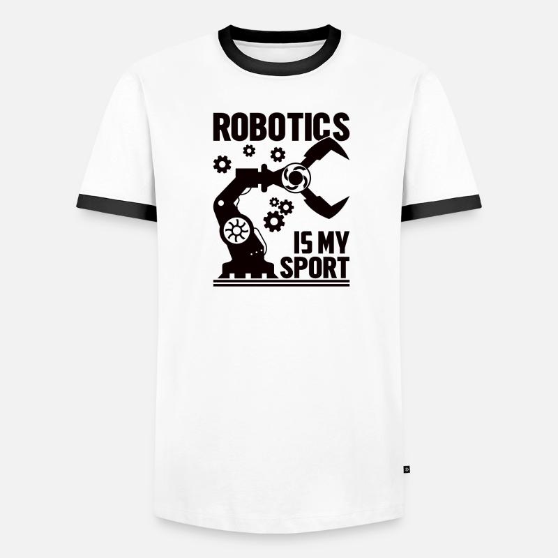 Programmeur de robots Technicien en automatisation T-shirt contrasté Homme